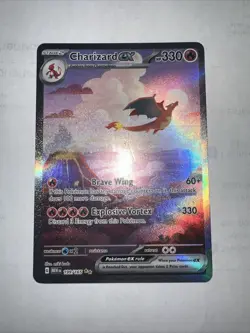 Pokemon TCG Charizard EX 199/165 Scarlet & Violet 151 English - Image 1