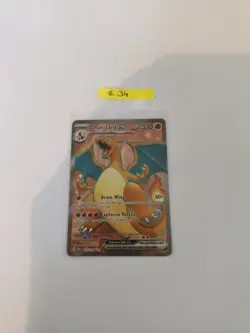 Pokemon TCG Charizard EX Scarlet & Violet Card 151 183/165 - Image 1