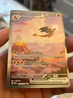 Pokemon TCG Charizard EX 199/165 Scarlet Violet 151 English Card NM Condition - Image 2