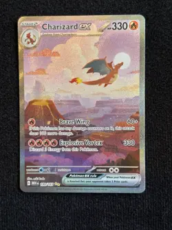 Pokemon TCG Charizard EX Sir 199/165 --Scarlet & Violet 151 --English - Image 1