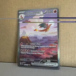 Pokemon TCG Charizard EX 199/165 Scarlet & Violet 151 English - Image 1