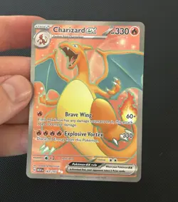 Pokemon TCG - Charizard ex Scarlet & Violet 151 183/165 Full Art Holo 330HP - Image 1
