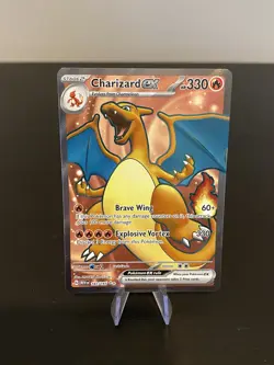 Pokemon TCG Charizard EX Scarlet & Violet Card 151 183/165 - Image 1