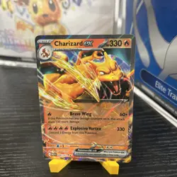 Pokemon TCG Charizard ex Scarlet & Violet-151 006/165 Holo Double Rare - Image 1