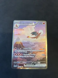 Pokemon TCG Charizard EX 199/165 Scarlet & Violet 151 English Edition - Image 1