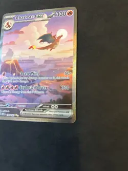 Pokemon TCG Charizard EX 199/165 Scarlet & Violet 151 English Edition - Image 3