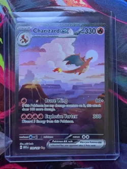Pokemon TCG Charizard EX 199/165 Scarlet & Violet 151 Special Illustration Rare - Image 1