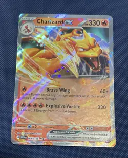 Pokemon TCG Charizard ex 006/165 Scarlet & Violet-151 Double Rare Holo (EN) 2023 - Image 1