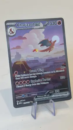 Pokemon TCG Charizard EX 199/165 Scarlet Violet 151 - Image 3