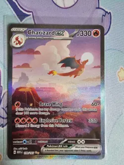 Pokemon TCG Charizard ex Scarlet & Violet-151 199/165 Holo Special Illustration - Image 2