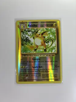 Pokemon TCG XY Evolutions Pikachu 35/108 Reverse Holo & Raichu Reverse Holo - Image 4