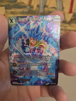 Gogeta Pursuit of Power SD12-02 ST Foil Dragon Ball Super Card Game | NM - Image 1