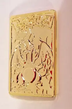 1999 POKEMON Charizard 23K Gold Plated Card Limited Edition *STUNNING* 90s - Image 1