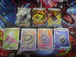 Full Arts Pokemon Card Pitch Black Lot NM - Image 1