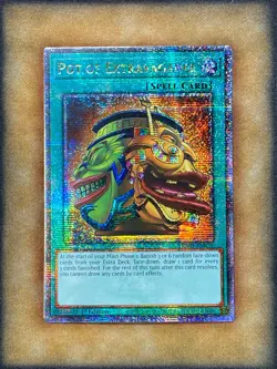 Yugioh Pot of Extravagance RA01-EN059 Quarter Century Secret Rare 1st Ed NM - Image 1