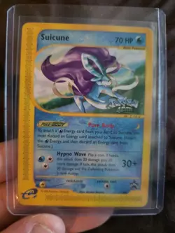 Suicune 4Ever 2002 Movie Black Star Promo Stamped Regular Non Holo Card - Image 1