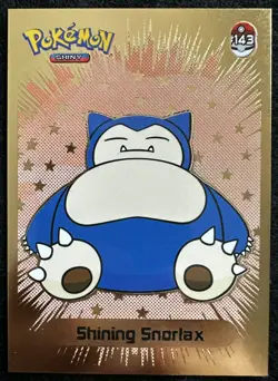 SNORLAX - POKEMON SHINY INFINITY CCG GOLD HOLO - Image 1