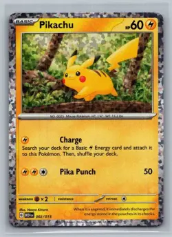 Pikachu 002/015 Holo Promo McDonald's Promos 2024 Pokemon Near Mint - Image 1