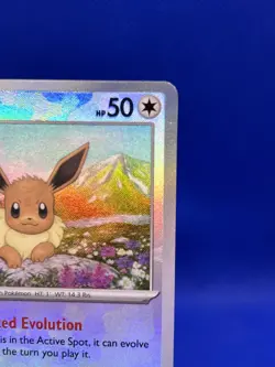 Pokemon SV Prismatic Evolutions Eevee 074/131 Master Ball Pattern LP - Image 4