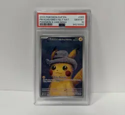 PSA 10 Pikachu With Grey Felt Hat SVP 085 - Van Gogh Pokemon TCG Promo GEM MINT - Image 1