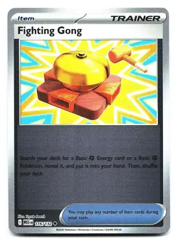 Fighting Gong ME: Ascended Heroes 187/217 Reverse Holo Pokemon NM - Image 1