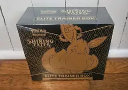 Pokemon TCG Shining Fates Elite Trainer Box ETB NEW Small Tear - Image 1