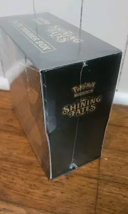 Pokemon TCG Shining Fates Elite Trainer Box ETB NEW Small Tear - Image 3