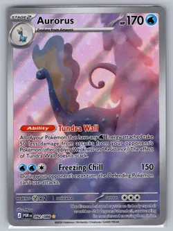 Aurorus 092/088 Holo Illustration Rare Perfect Order Pokemon Near Mint - Image 1