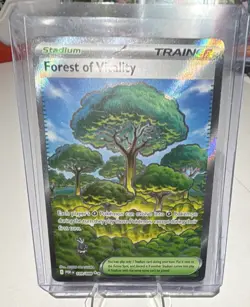 Pokemon TCG Forest of Vitality Trainer Stadium Reverse Holo 109/088 ENG UC - Image 1