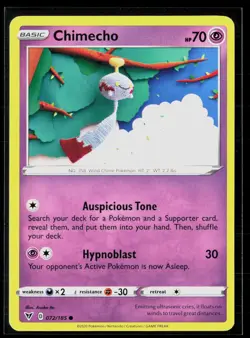 Chimecho 072/185 Asako Ito Common Vivid Voltage Pokemon NM - Image 1