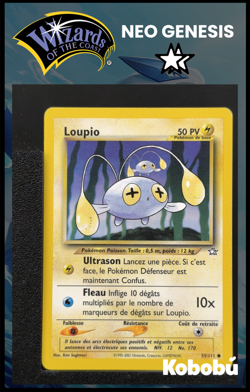 Carte Pokemon Loupio 55/111 Unlimited Ed 2 Neo Genesis Wizards 5 - Image 1