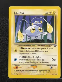 Carte Pokemon Loupio 55/111 Unlimited Ed 2 Neo Genesis Wizards 5 - Image 2