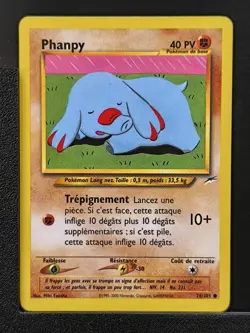Carte Pokemon Phanpy 76/105 Edition 2 Ed 2 Neo Destiny Wizards FR 1 - Image 2
