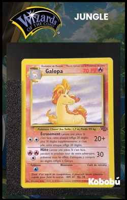 Carte Pokemon Galopa 44/64 Edition 2 Ed 2 Jungle Wizards 6 - Image 1