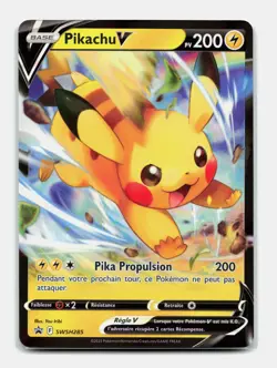 Carte Pokemon Pikachu V SWSH285 FR Promo Epee Et Bouclier - Image 1