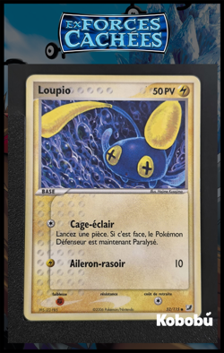 Carte Pokemon Loupio 52/115 Ex Forces Cachees Bloc EX FR 3 - Image 1