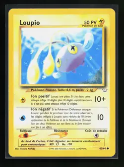 Carte Pokemon Loupio 42/64 Edition 2 Ed 2 Neo Revelation Wizards FR 11 - Image 1