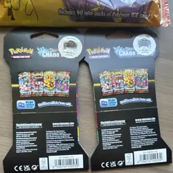 Pokemon TCG Trick or Trade Booster Bundle 40 Mini Packs + 2x Chaos Rising packs! - Image 3