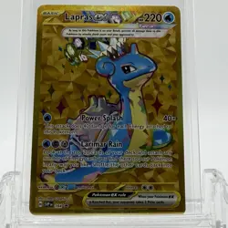 Pokemon TCG Scarlet & Violet Lapras ex #SVP164 Promo LP+ - Image 1