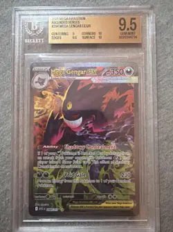 Mega Gengar ex #284 SIR Pokemon Ascended Heroes BGS 9.5 - Image 1