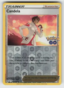Candela 065/078 Reverse Holo Pokemon GO NM - Image 1