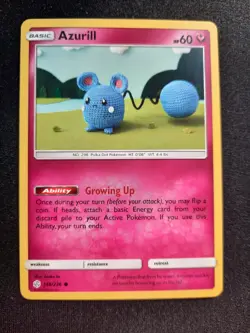 Azurill - 146/236 - Sun & Moon: Cosmic Eclipse *NM* Near Mint TCG POKEMON - Image 1