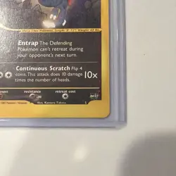 Pokemon TCG Rockets Sneasel #5 Best Of Game Promo 2002 LP League Reward - Image 2