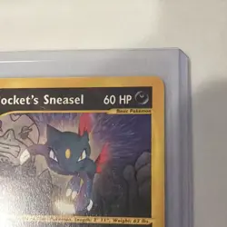 Pokemon TCG Rockets Sneasel #5 Best Of Game Promo 2002 LP League Reward - Image 4