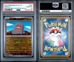 PSA 10 GEM MINT Japanese Diglett 050/165 151 Master Ball Rev. Holo Pokemon 2023 - Image 3