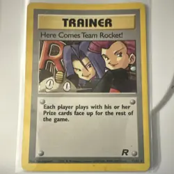Wizards of the Coast Here Comes Team Rocket! 15/82 Team Rocket Holo Rare - Image 1