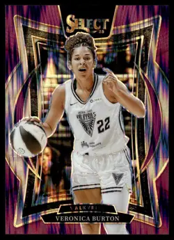 2025-26 Panini Select WNBA Purple Flash Veronica Burton 111/149 #90 - Image 1