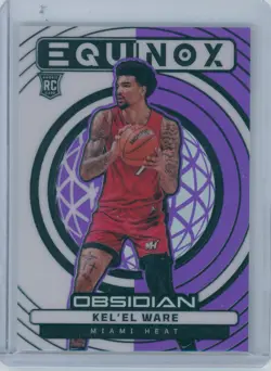 Kel'el Ware 2024-2025 Obsidian Equinox Electric Etch Purple Flood /75 #29 (RC) - Image 1