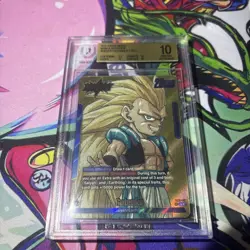 BGS 10 Gotenks SB02-017 Gold Alt Art DragonBall Super Fusion World Manga Booster - Image 1