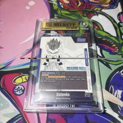 BGS 10 Gotenks SB02-017 Gold Alt Art DragonBall Super Fusion World Manga Booster - Image 3